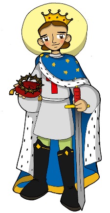 Rei piedoso que governou a França com justiça e caridade